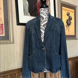 St. John’s  Bay Jean jacket size XL